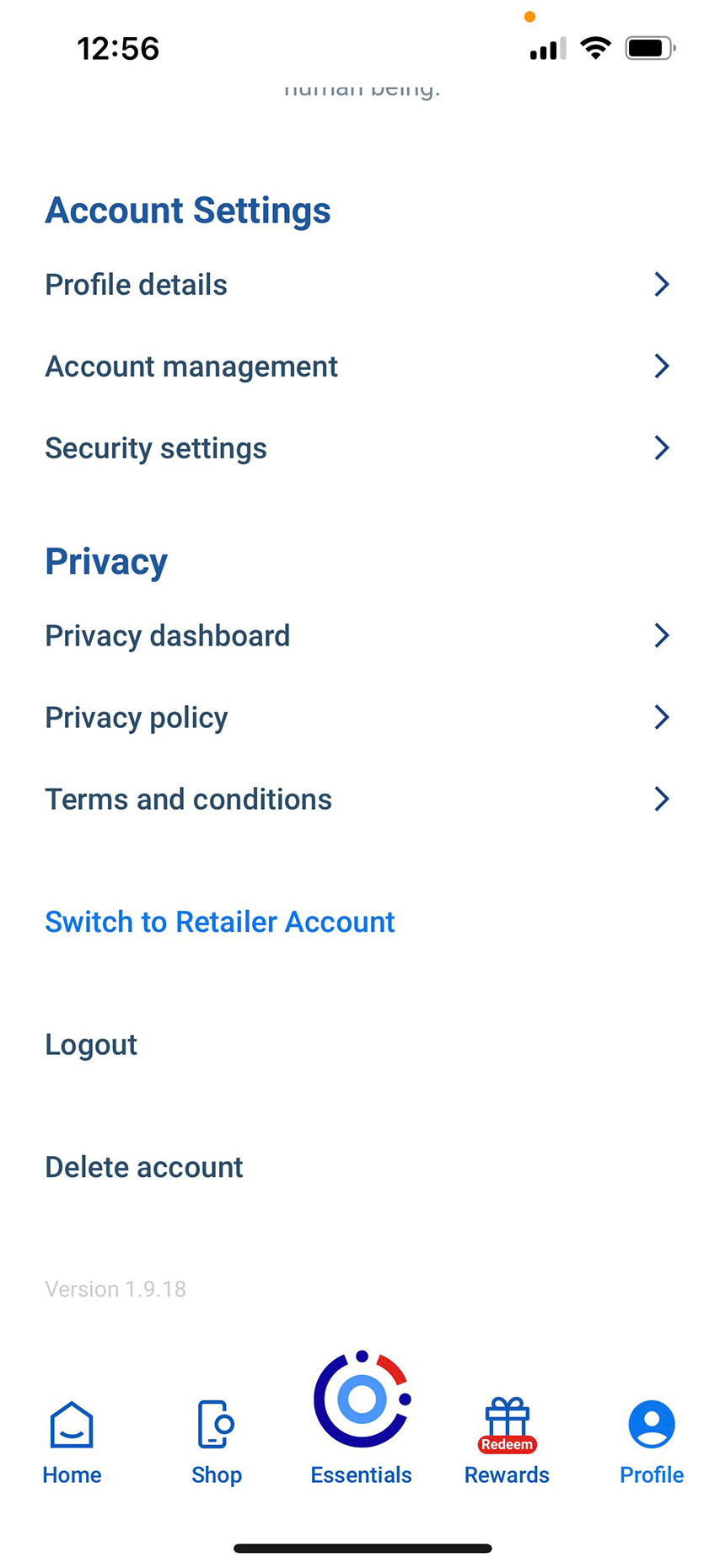 Photo of the GlobeOne app UI for adding accounts.