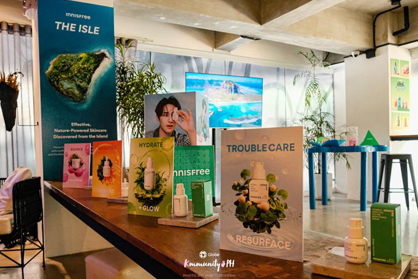 A table setup during the Innisfree: The Isle event last February 18, 2024.