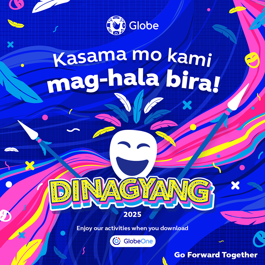 Promotional photo of Globe x Dinagyang Festival 2025.
